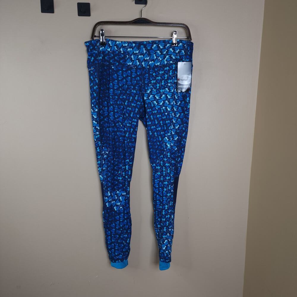 Champion Go To Women`s Tight in Blue Print Size L